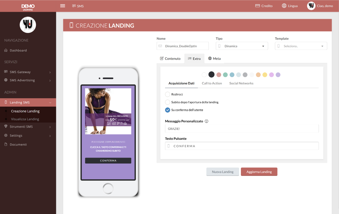lead generation per acquisizione nuovi clienti con la piattaforma SMS advertising